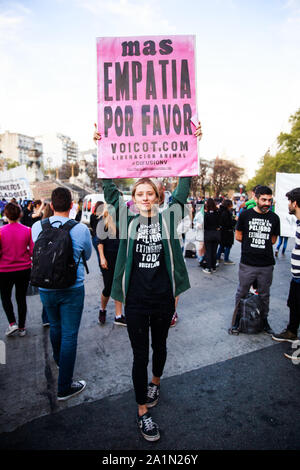 Das globale Klima Streik, Buenos Aires, Argentinien Stockfoto