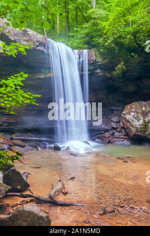 Gurke fällt in Ohiopyle State Park. Pennsylvania. USA Stockfoto