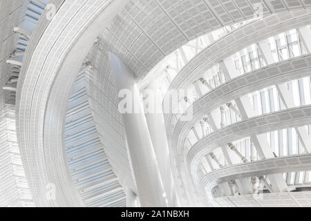 Innenraum der High Speed Rail Station, West Kowloon Hong Kong Stockfoto