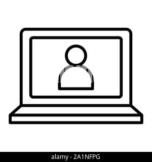 Login Symbol, Vector Illustration, Business Überblick Stock Vektor