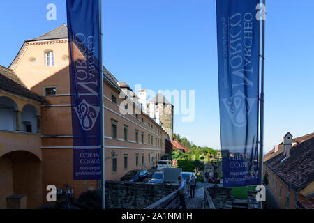 Deutschlandsberg: Burg Deutschlandsberg, Österreich, Steiermark, Steiermark, Süd-Steiermark Stockfoto