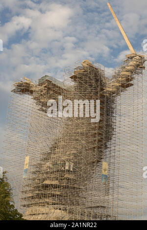 Wolgograd, Russland, August 2019 Mutter Heimat denkmal Wolgograd Mamaev Kurgan. Stockfoto