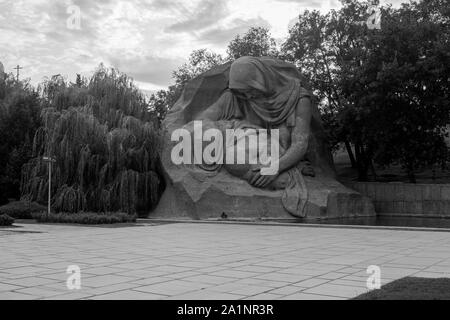 Wolgograd, Russland. trauernde Mutter Denkmal auf Mamayev Kurgan Stockfoto