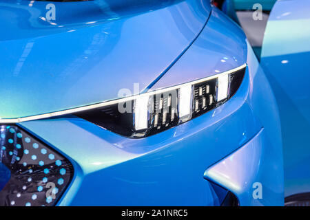 FRANKFURT, Deutschland - September 2019:, IAA International Motor Show Auto Ausstellung. Stockfoto