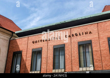 Karls-universität Prag Tschechische Republik Stockfoto