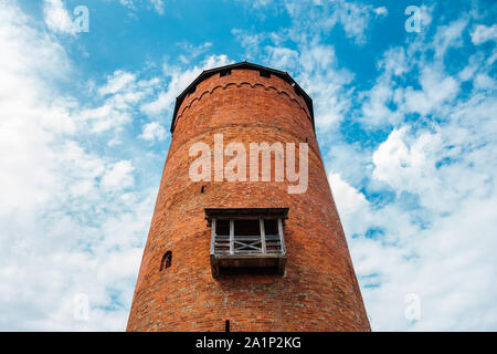 Mittelalterliche Ruinen Burg Turaida in Sigulda, Lettland Stockfoto