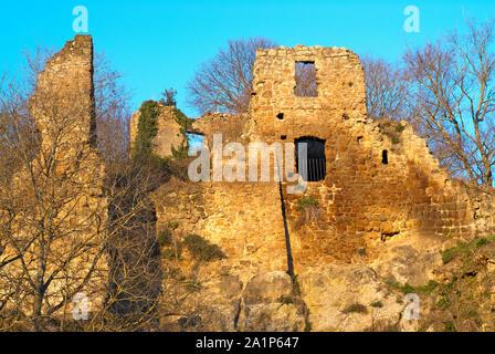 Ruinen von Canale Monterano, Latium, Italien Stockfoto