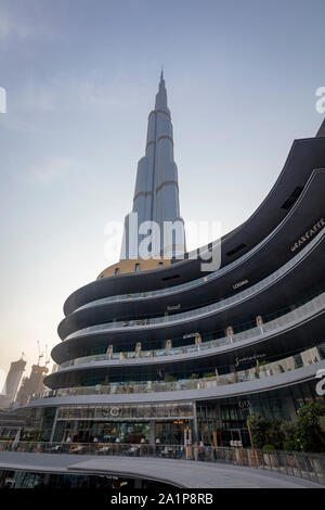 Burj Khalifa, Dubai, Vereinigte Arabische Emirate Stockfoto