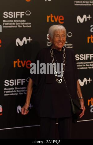 Zinemaldi2019 San Sebastian, Spanien - 27. September: Diecisiete, Lola Cordón, 67th San Sebastian International Film Festival im Kursaal in San Sebastian, Spanien. (Foto von Frank Lovicario) Cordon drücken Sie Stockfoto