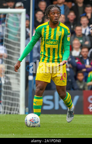 London, Großbritannien. 28 Sep, 2019. London, Großbritannien. 28 Sep, 2019. West Bromwich Albion Romaine Säger während der ersten Hälfte des Himmels Wette Championship Match zwischen den Queens Park Rangers, West Bromwich Albion an Kiyan Prinz Stiftung Stadion, London am Samstag, den 28. September 2019. (Credit: John cripps | MI Nachrichten) nur die redaktionelle Nutzung, eine Lizenz für die gewerbliche Nutzung erforderlich. Credit: MI Nachrichten & Sport/Alamy leben Nachrichten Stockfoto