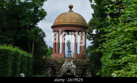 Schloss Schwetzingen Apollo Tempel Stockfoto