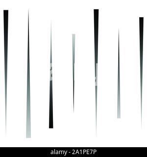 Random, dynamische Linien, Streifen geometrisch-abstrakte Muster. pulsierende, lebendige burst Linien Design. comic Schock, Action, Energie Schlieren, Streifen Stock Vektor