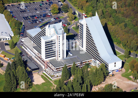 Iljuschin IL-18 V am Flughafen Erfurt Stockfoto