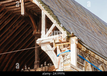 Die Christchurch Cathedral an einem sonnigen Tag in Neuseeland Stockfoto