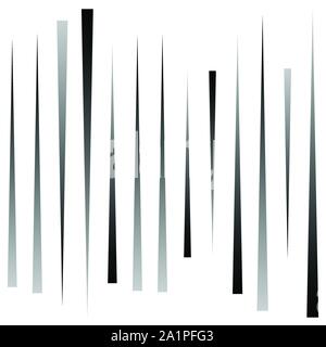 Random, dynamische Linien, Streifen geometrisch-abstrakte Muster. pulsierende, lebendige burst Linien Design. comic Schock, Action, Energie Schlieren, Streifen Stock Vektor
