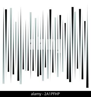 Random, dynamische Linien, Streifen geometrisch-abstrakte Muster. pulsierende, lebendige burst Linien Design. comic Schock, Action, Energie Schlieren, Streifen Stock Vektor