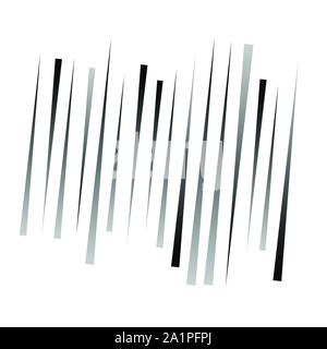 Random, dynamische Linien, Streifen geometrisch-abstrakte Muster. pulsierende, lebendige burst Linien Design. comic Schock, Action, Energie Schlieren, Streifen Stock Vektor