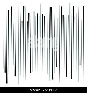 Random, dynamische Linien, Streifen geometrisch-abstrakte Muster. pulsierende, lebendige burst Linien Design. comic Schock, Action, Energie Schlieren, Streifen Stock Vektor