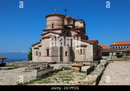 St. Clement's Kirche am Plaosnik Website in Ohrid, Mazedonien Republik Nördlich Stockfoto