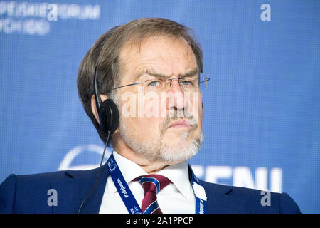 Alojz Peterle, ehemaliger Premierminister von Slowenien, in Sopot, Polen. 26. September 2019 © wojciech Strozyk/Alamy Stock Foto Stockfoto