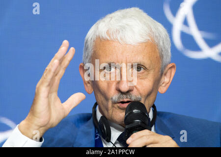 Mikulas Dzurinda, ehemaliger Ministerpräsident der Slowakei, in Sopot, Polen. 26. September 2019 © wojciech Strozyk/Alamy Stock Foto Stockfoto