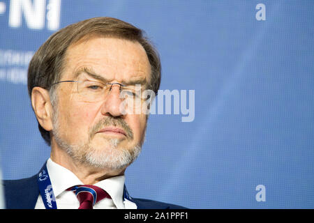 Alojz Peterle, ehemaliger Premierminister von Slowenien, in Sopot, Polen. 26. September 2019 © wojciech Strozyk/Alamy Stock Foto Stockfoto