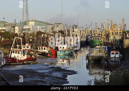 Die Fisher Flotte, King's Lynn, Norfolk, Großbritannien. Stockfoto