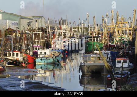 Die Fisher Flotte, King's Lynn, Norfolk, Großbritannien. Stockfoto