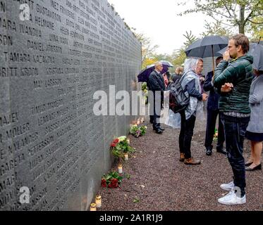 Stockholm, Schweden. 28 Sep, 2019. Die Minnesmonumentet auf Djurgården in Stockholm, am 28. September, 2019 Credit: Albert Nieboer/Niederlande/Point de Vue |/dpa/Alamy leben Nachrichten Stockfoto