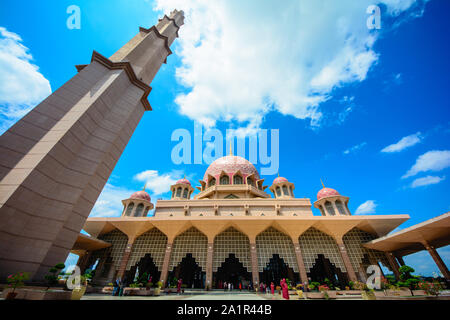 Putra Mosque, Putrajaya, Malaysia Stockfoto