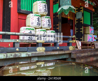 Kunozan Toshogu Schrein in Shizuoka, Japan Stockfoto