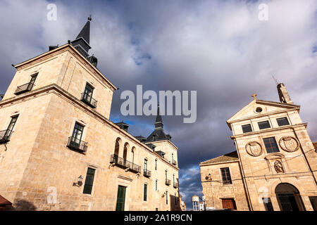 Ducal Palast von Lerma, Lerma, jetzt benutzt ein wie Parador, Dominicas und Kloster San Blas Provinz Burgos, Kastilien, Spanien Stockfoto