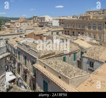 Stadt Noto in der Provinz Syrakus auf Sizilien in Italien. Stockfoto