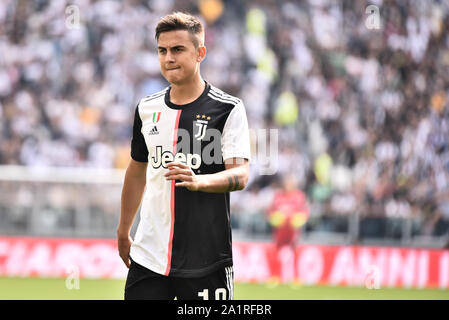 Turin, Italien. 28 Sep, 2019. von Juventus Turin in der Serie A Fußballspiel zwischen Juventus Turin und Spal. Juventus Turin gewann 2-0 über Spal. Bei der Allianz Stadion, in Turin, Italien am 28. September 2019 (Foto von Alberto Gandolfo/Pacific Press) Quelle: Pacific Press Agency/Alamy leben Nachrichten Stockfoto