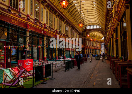 Osten Arcade von Leadenhall Market in der Londoner City Stockfoto