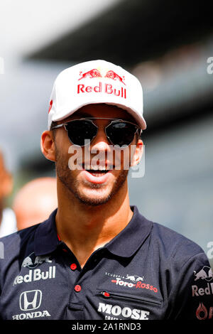 PIERRE GASLY der Scuderia Toro Rosso auf der Formel 1 Grand Prix von Italien in Monza Eni Rennstrecke in Monza, Italien. Stockfoto