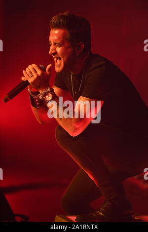 Fort Lauderdale, FL, USA. 27 Sep, 2019. Scott Stapp führt an der Broward Center am 27. September 2019 in Fort Lauderdale, Florida. : Credit: MPI04/Medien Punch/Alamy leben Nachrichten Stockfoto