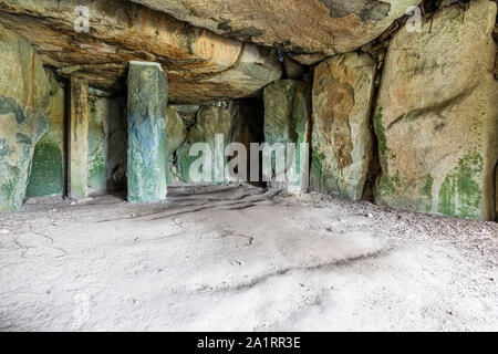La Varde neothic Grabkammer, Guernsey Stockfoto