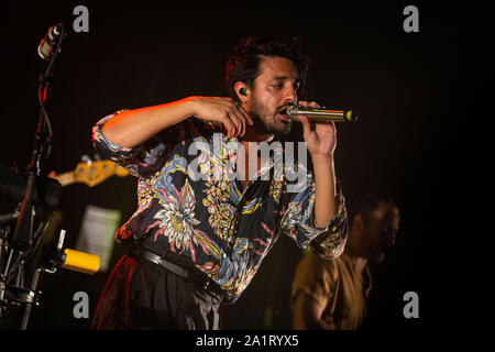 Junge der Riesen in Concerto alla Toscana - Santeria Santeria Social Club, Milano. Foto di Davide Merli Stockfoto