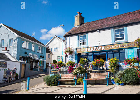 SAUNDERSFOOT, Wales, Großbritannien - 13 September 2019: Saundersfoot ist ein kleiner Badeort zwischen Tenby und Amroth Stockfoto