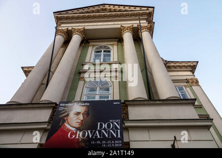 Das Ständetheater, Don Giovanni Oper von Mozart, Prag, Tschechische Republik Stockfoto