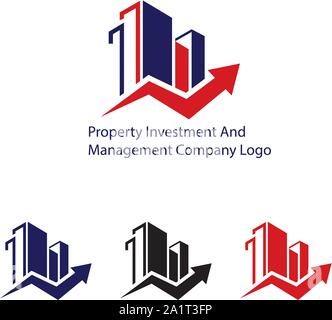 Ziel Wachstum Logo, Finanzberater Logo Design Template Vektorsymbol, abstrakte grün Statistiken logo, Real Invest Stock Vektor