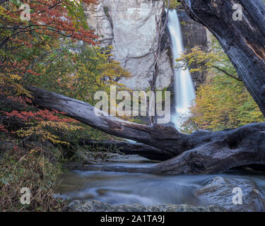 Chorrillo del Salto, El Chalten Argentinien Stockfoto