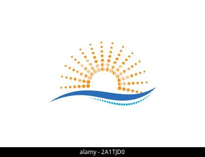 Vektor - Sunburst Sternsymbol, Sun burst Formen. Vintage light Starburst logo, Sunburst minimal Logo frames. Sonnenbrand Symbol Vektor, Sonne und Licht Logo. Stock Vektor