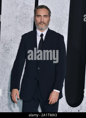 Los Angeles, USA. 28 Sep, 2019. Joaquin Phoenix 09/28/2019 die Premiere von 'Joker' an der TCL Chinese Theatre in Los Angeles, CA Foto von Izumi Hasegawa/HollywoodNewsWire.co Credit statt: Hollywood News Wire Inc. Credit: Hollywood News Wire Inc./Alamy leben Nachrichten Stockfoto