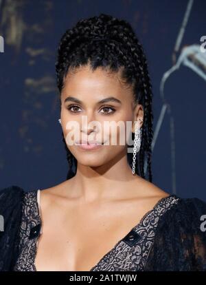 Los Angeles, USA. 28 Sep, 2019. Zazie Beetz in der Ankunftshalle für JOKER Premiere, TCL, Chinese Theater IMAX, Los Angeles, CA 28. September 2019. Credit: Elizabeth Goodenough/Everett Collection/Alamy leben Nachrichten Stockfoto