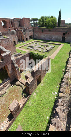 Rom: Archäologische Funde auf dem Palatin Stockfoto