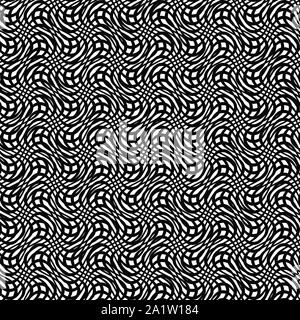 Warp, retikuläre Array, Matrix der Linien. Komplexe geometrische Net, Web zellularen Muster, zelluläre Hintergrund. In freier Form, amorphe Gitter, lat. Stock Vektor