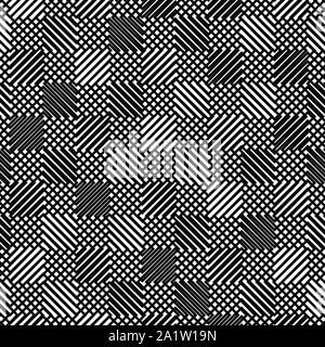 Warp, retikuläre Array, Matrix der Linien. Komplexe geometrische Net, Web zellularen Muster, zelluläre Hintergrund. In freier Form, amorphe Gitter, lat. Stock Vektor