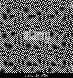 Warp, retikuläre Array, Matrix der Linien. Komplexe geometrische Net, Web zellularen Muster, zelluläre Hintergrund. In freier Form, amorphe Gitter, lat. Stock Vektor